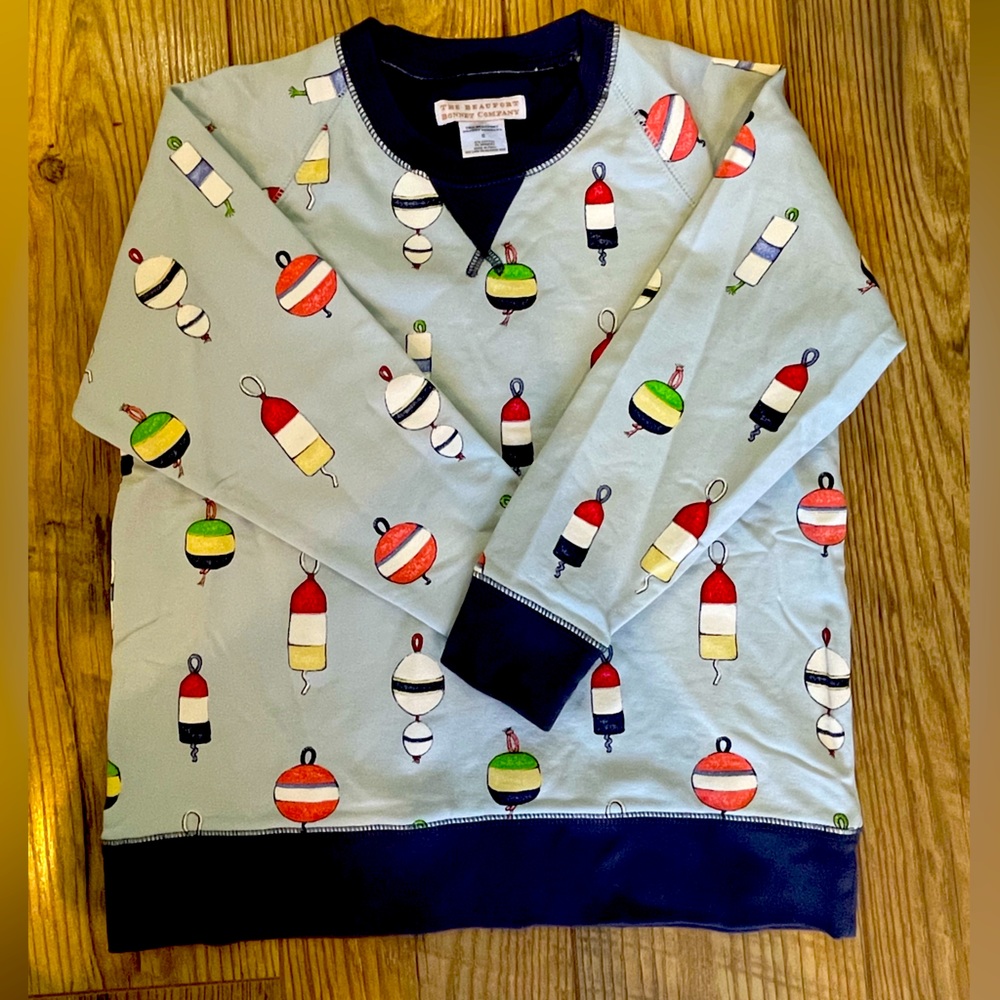 NWT The Beaufort Bonnet Company Pullover, kids 8